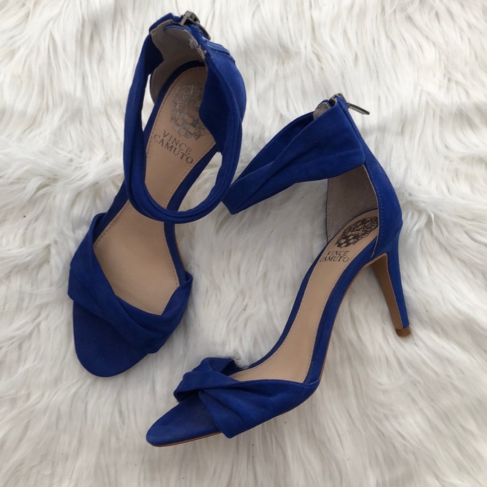 Blue Vince Camuto heels